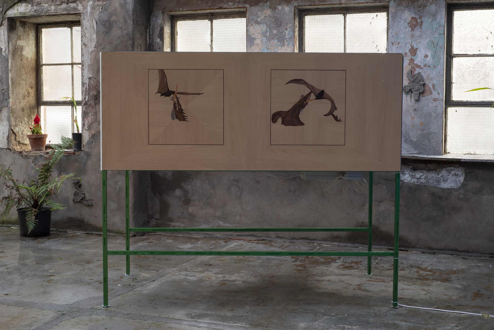 Garden3 - Cinema for Basil, Mirko Canesi, Contra, Garden, 2018 at David Dale Gallery, Glasgow